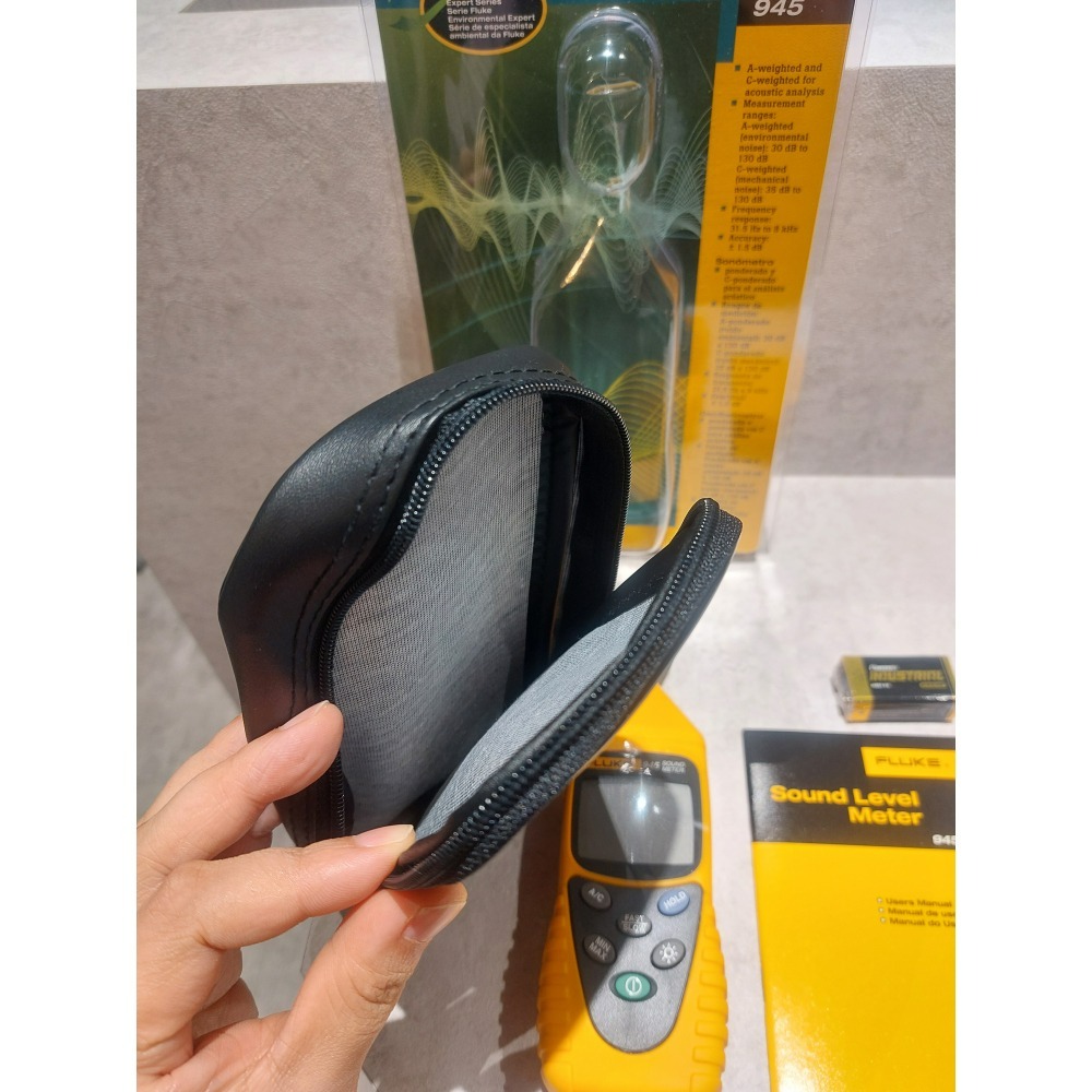 【現貨】FLUKE 945 噪音計 噪音測試 30dB到130dB 含稅價附發票 台北有店面-細節圖7