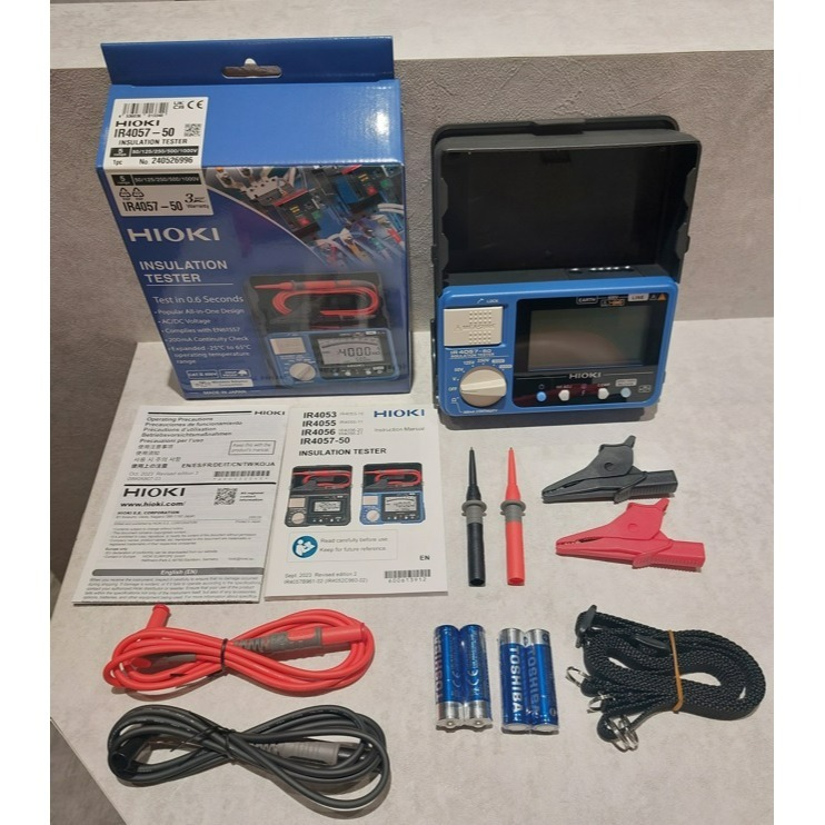 【現貨 附發票 】HIOKI IR4057-50五段式數位高阻計 絕緣電阻計-細節圖4