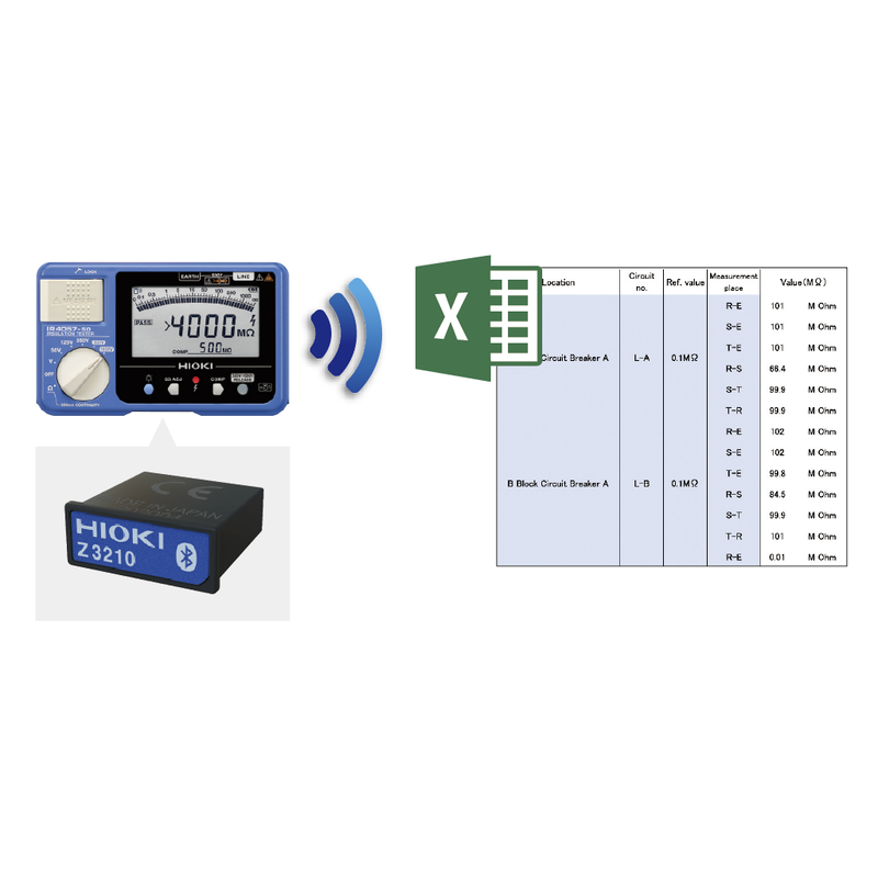 【現貨 附發票 】HIOKI IR4057-50五段式數位高阻計 絕緣電阻計-細節圖6