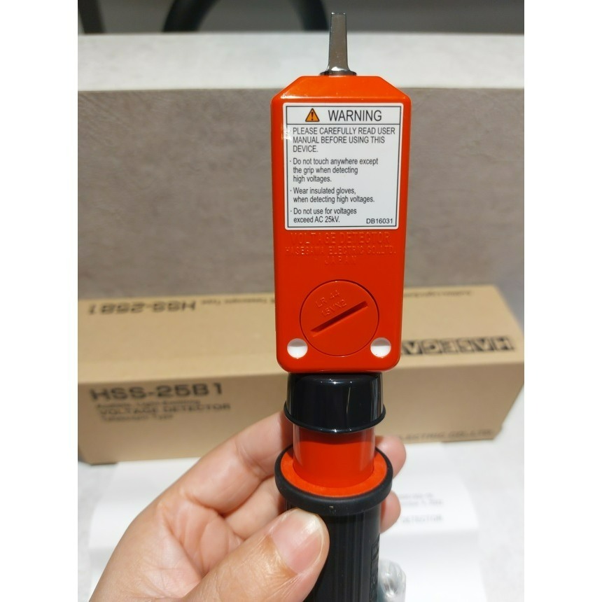 日本長谷川 HASEGAWA HSS 25B1伸縮式交流電壓檢測器AC 80 V-25 kV 高壓/ 低壓驗電 驗電筆-細節圖4