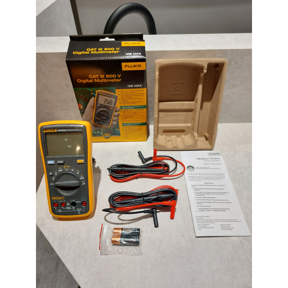 【現貨 附發票】FLUKE 15B MAX Kit 電表 標配2組測試線 可測AC/DC微安µA電流 萬用表-細節圖4