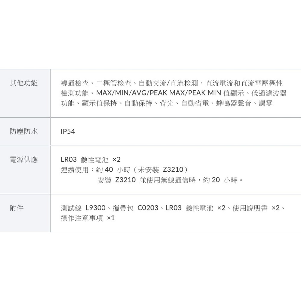 【現貨 附發票 原廠3年保固】HIOKI CM4371-50 AC/DC交直流勾表鉗形表-細節圖7