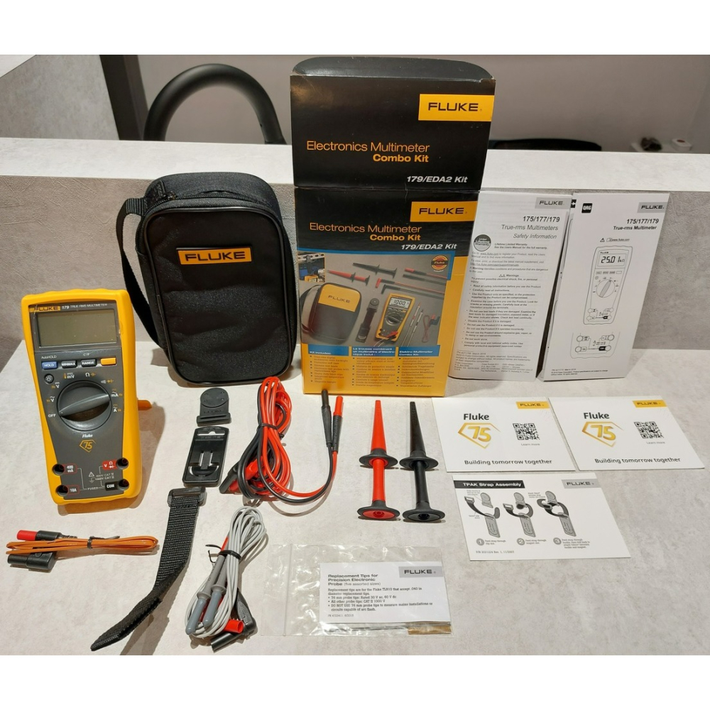 【現貨】FLUKE 179 EDA2 Combo Kit True RMS真有效值電表套組 附發票 台北有店面-細節圖2