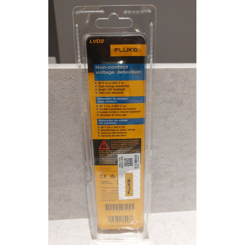 【現貨 附發票】FLUKE LVD2非接觸式驗電筆 AC 90V - 600V 電壓指示燈-細節圖3