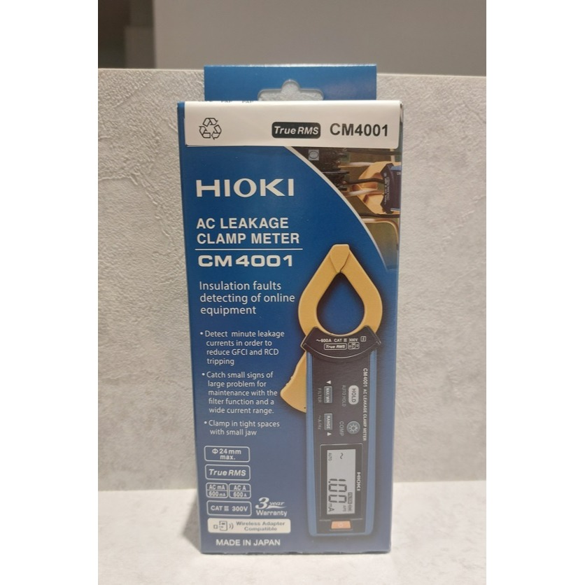 【現貨 附發票】HIOKI CM4001 真有效值 AC洩漏電流勾表 測到AC 600A-細節圖2