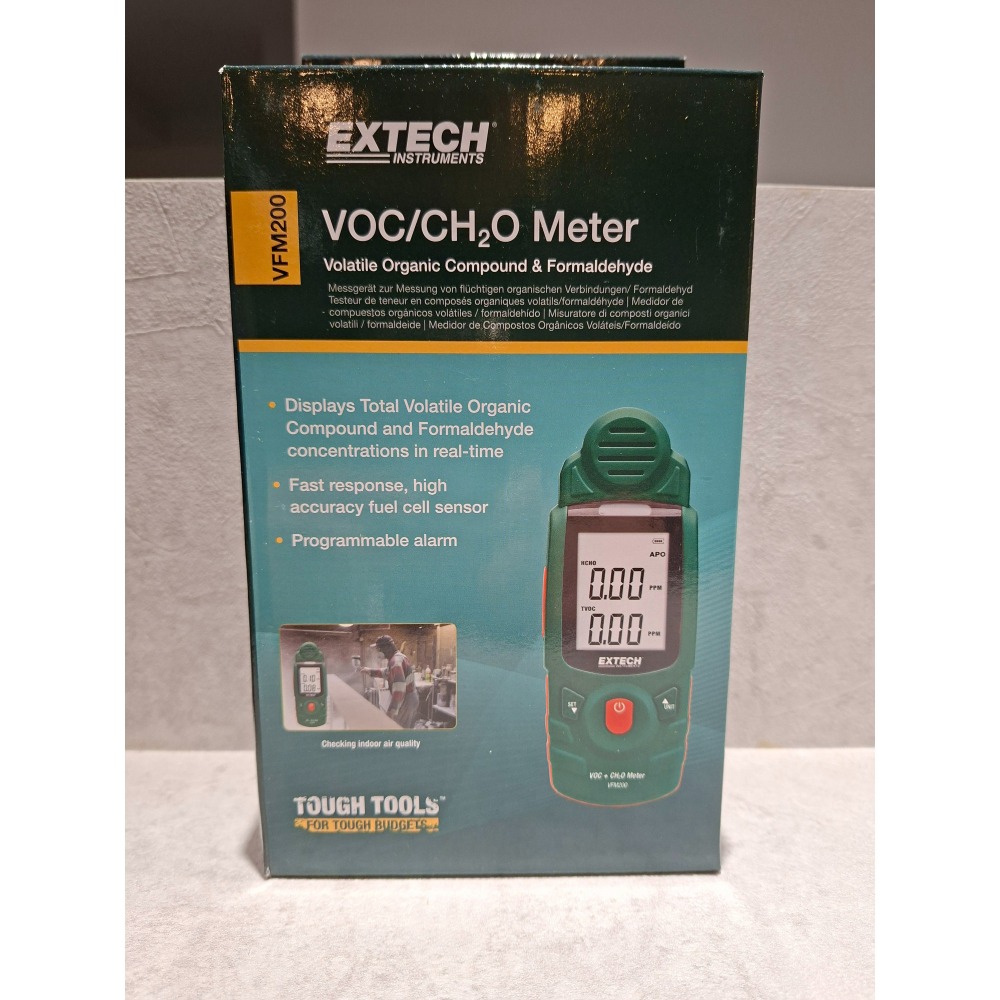 【現貨 含稅附發票】FLIR Extech VFM200 甲醛偵測器 測油漆、新家具、清潔劑-細節圖3