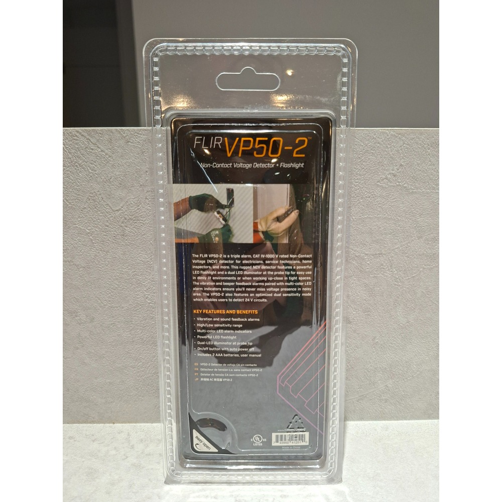 【現貨 附發票】FLIR VP50-2驗電筆 非接觸式震動驗電筆 手電筒驗電筆2合1-細節圖4