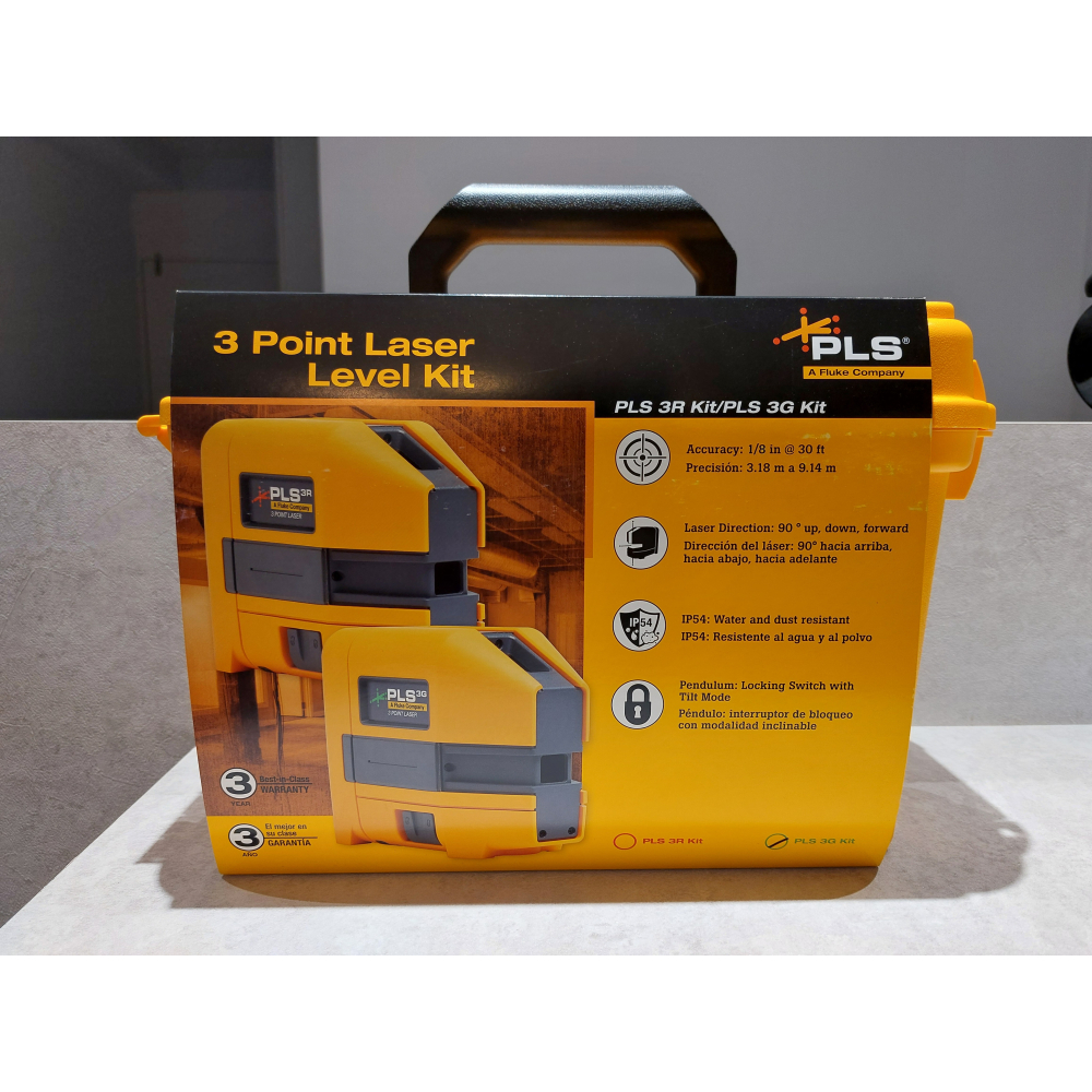 【現貨 附發票】PLS 3G KIT 綠光 3點水平儀套組 3點雷射儀 台北有店面-細節圖2