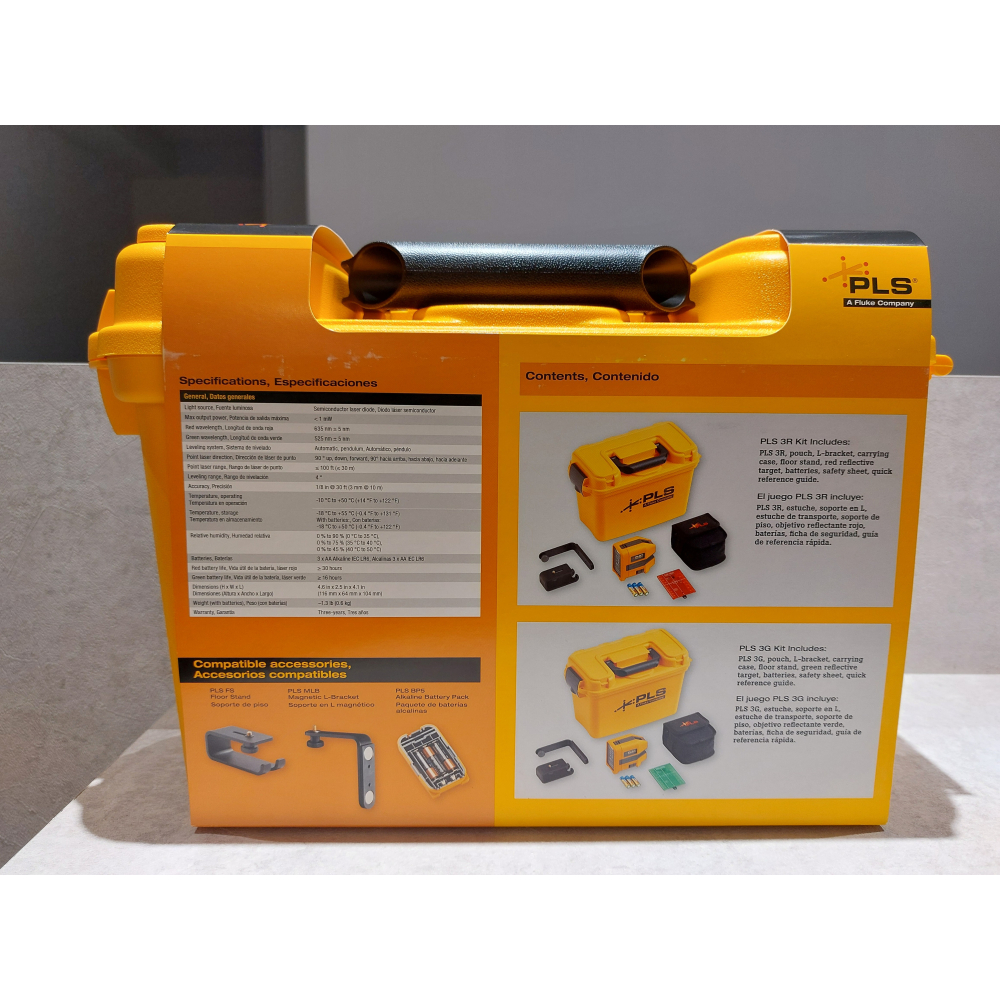 【現貨 附發票】PLS 3G KIT 綠光 3點水平儀套組 3點雷射儀 台北有店面-細節圖3