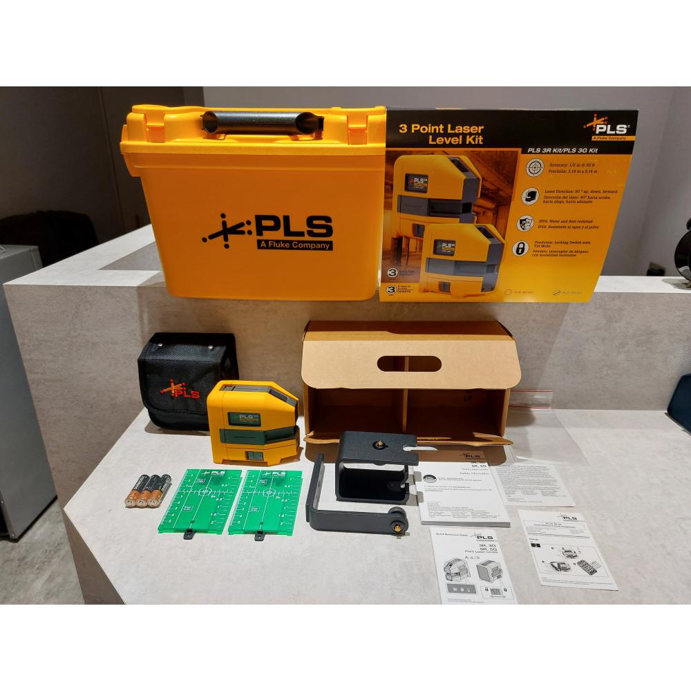 【現貨 附發票】PLS 3G KIT 綠光 3點水平儀套組 3點雷射儀 台北有店面-細節圖4