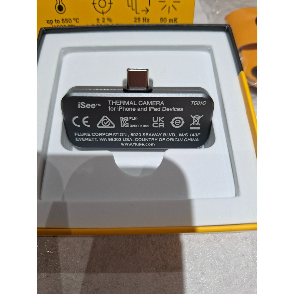 【現貨 附發票】FLUKE TC01C手機熱像儀 iOS手機專用熱像儀 Type C接頭 適用於哀鳳15以上-細節圖5