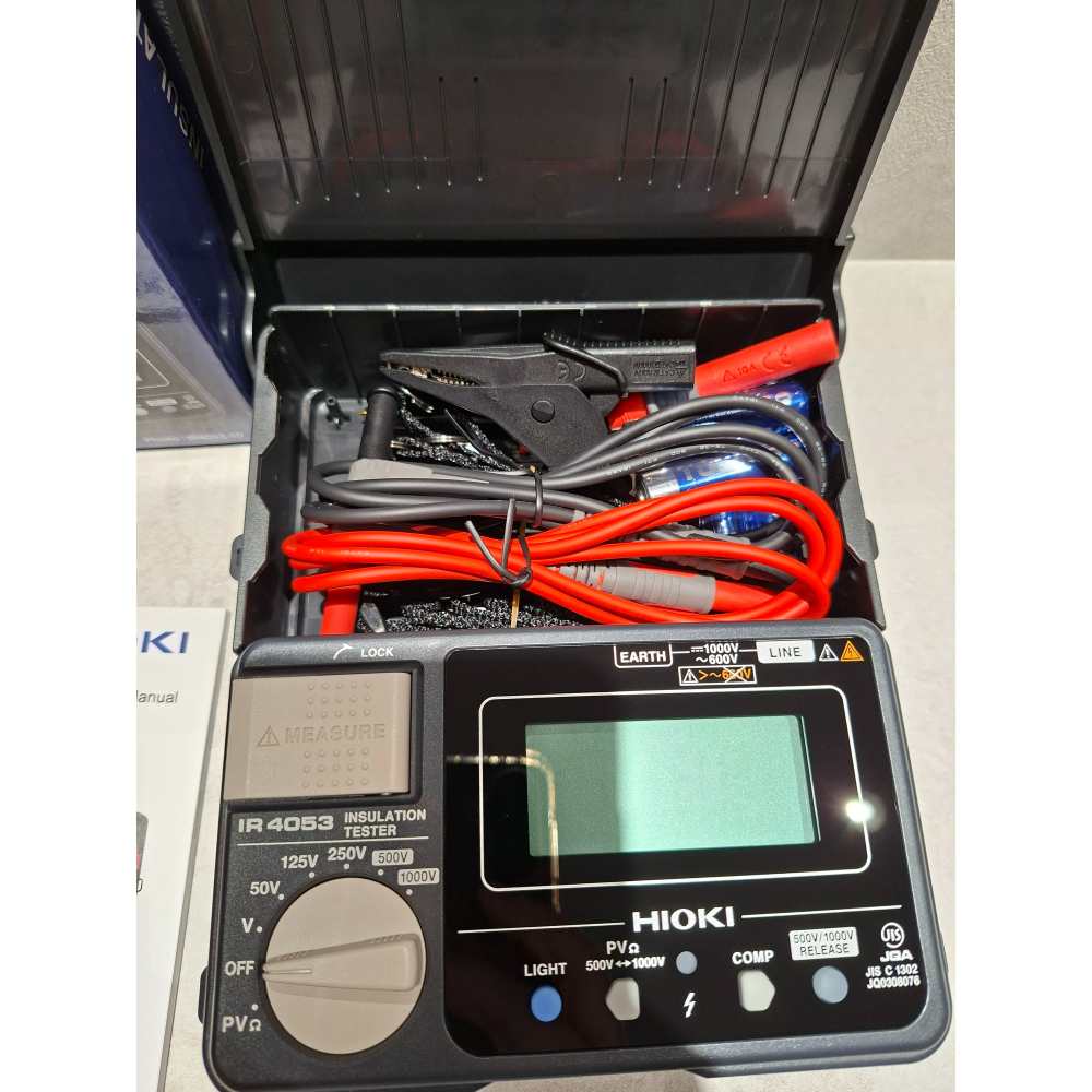 【現貨 附發票】HIOKI IR4053-10 絕緣高阻計 測PV絕緣電阻 測量達4000 MΩ-細節圖4
