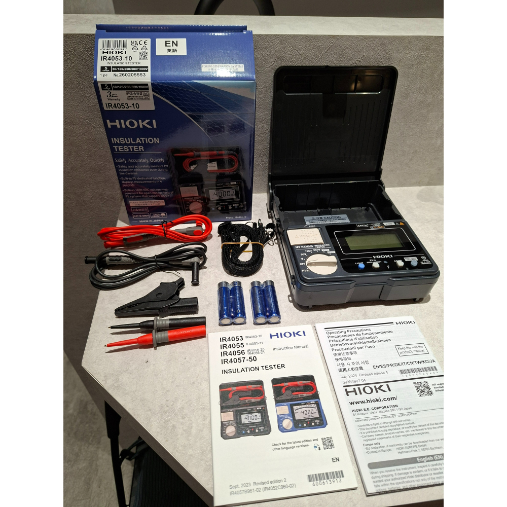 【現貨 附發票】HIOKI IR4053-10 絕緣高阻計 測PV絕緣電阻 測量達4000 MΩ-細節圖5
