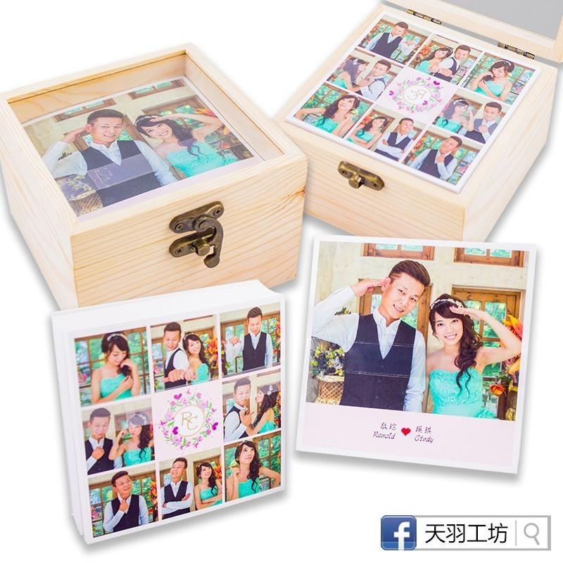 謝卡│九宮格│婚禮謝卡│婚禮小卡│雙面│禮盒│200張【天羽工坊】-細節圖5