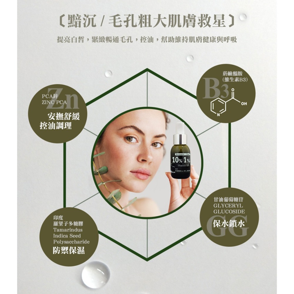 butyshop純淨。菸鹼醯胺10%+鋅1%精華 (50ml)-細節圖5