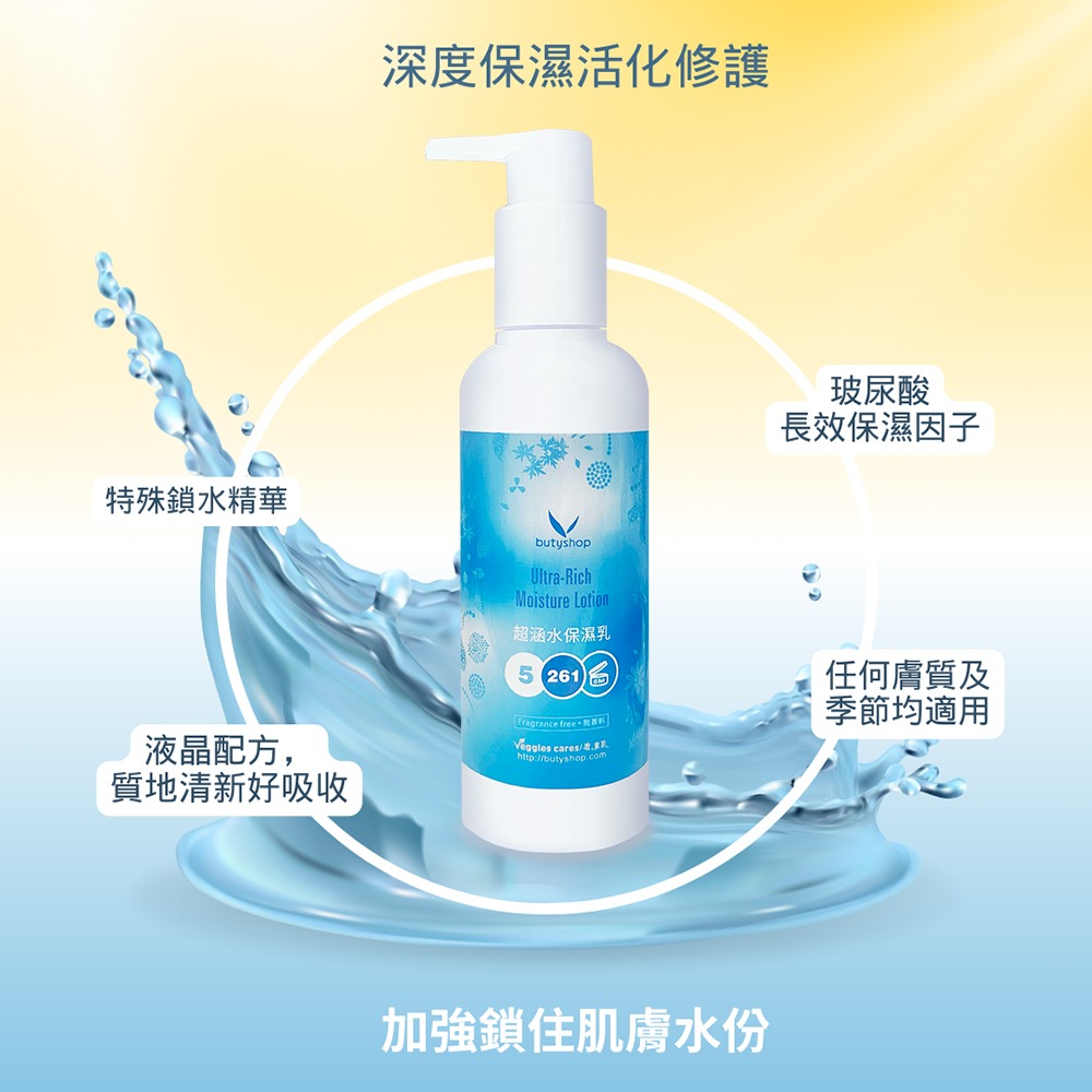 butyshop超涵水保濕乳 (210ml)-細節圖2