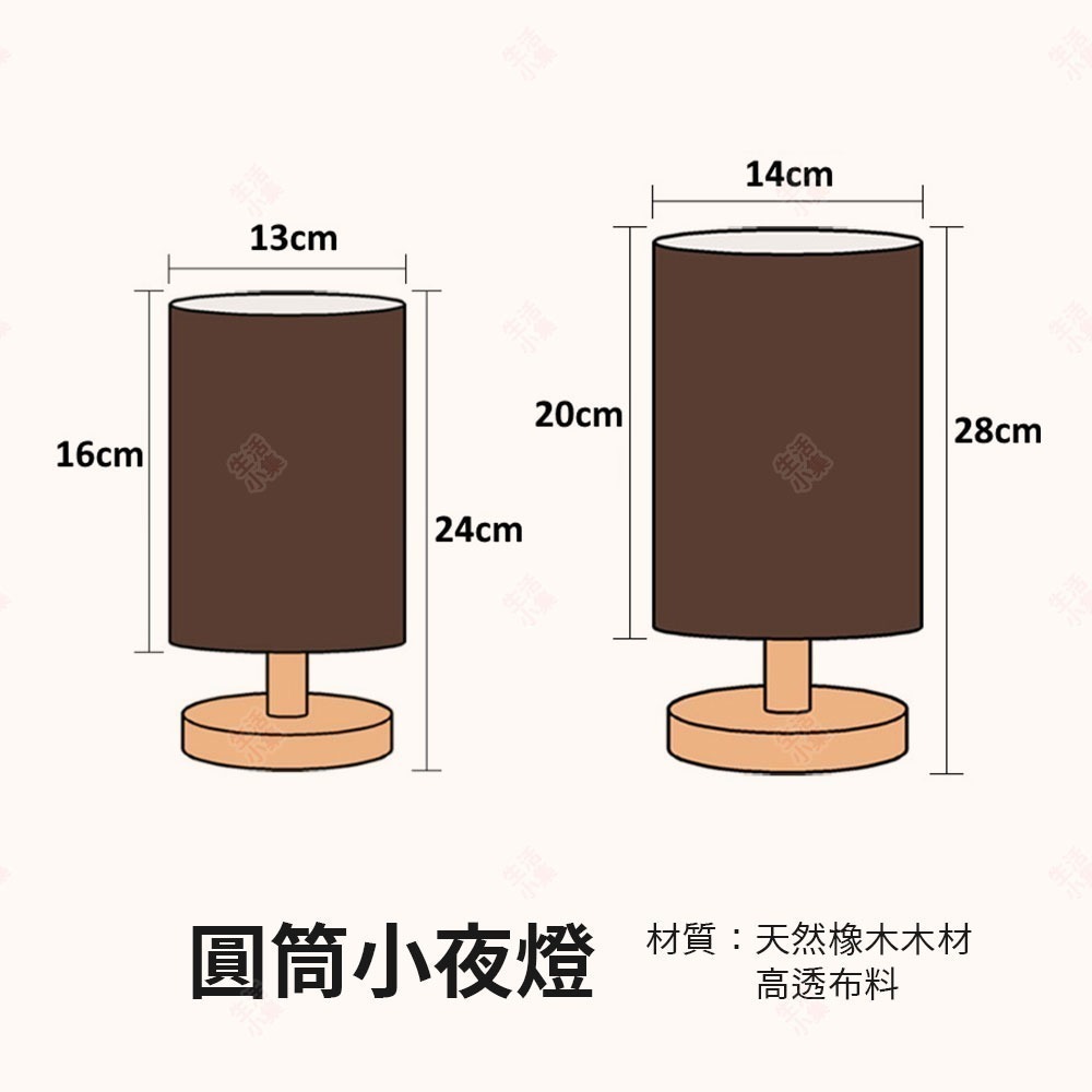 【台灣現貨+發票】日式床頭燈 BSMI認證 床頭燈 小夜燈 日式燈 交換禮物 睡眠燈 桌燈 裝飾燈 氣氛燈 生活小集-細節圖7