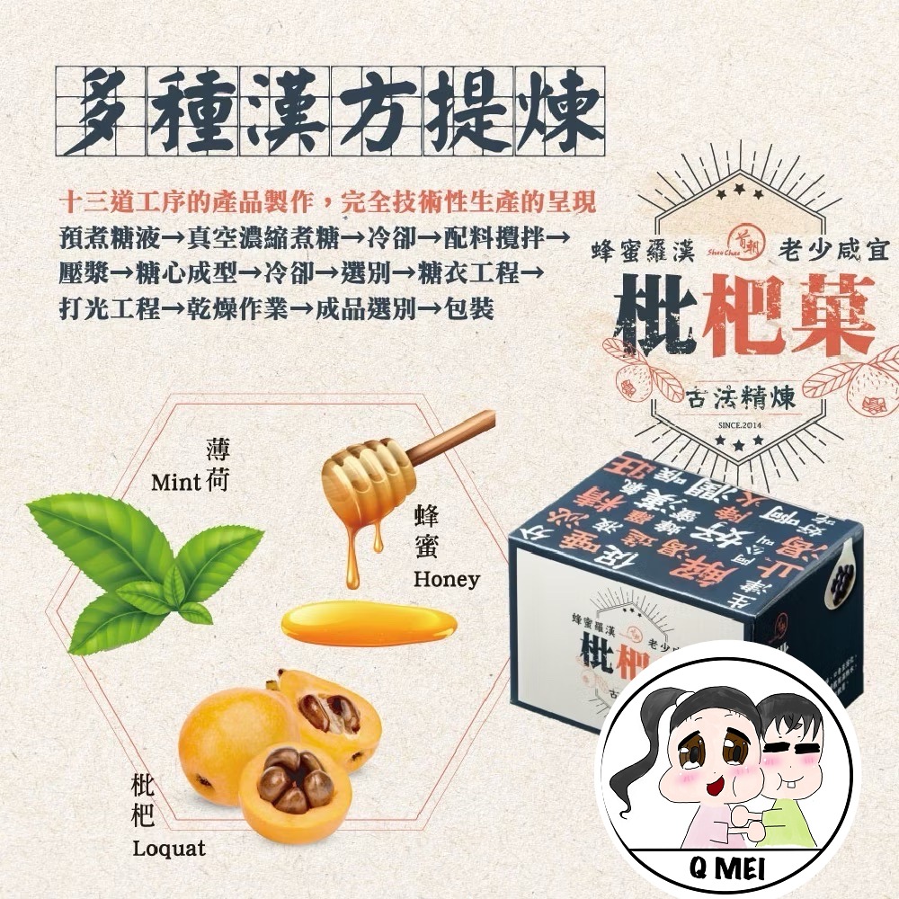 【Q妹】💗開發票 首朝 10袋 陳年川貝 枇杷菓 枇杷果 古法精煉 65g SGS檢驗 台灣製 枇杷 糖 喉糖 軟糖-細節圖5