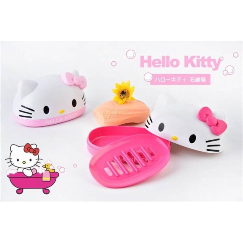 現貨🧼日系HELLO KITTY可愛造型香皂盒-細節圖2