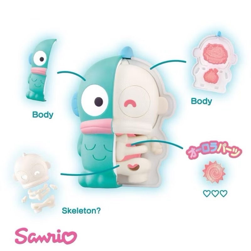 日本進口正版授權 解體拼圖解剖公仔FANTASY-三麗鷗SANRIO Kitty 酷洛米 帕恰狗 人魚漢頓 美樂蒂-細節圖6