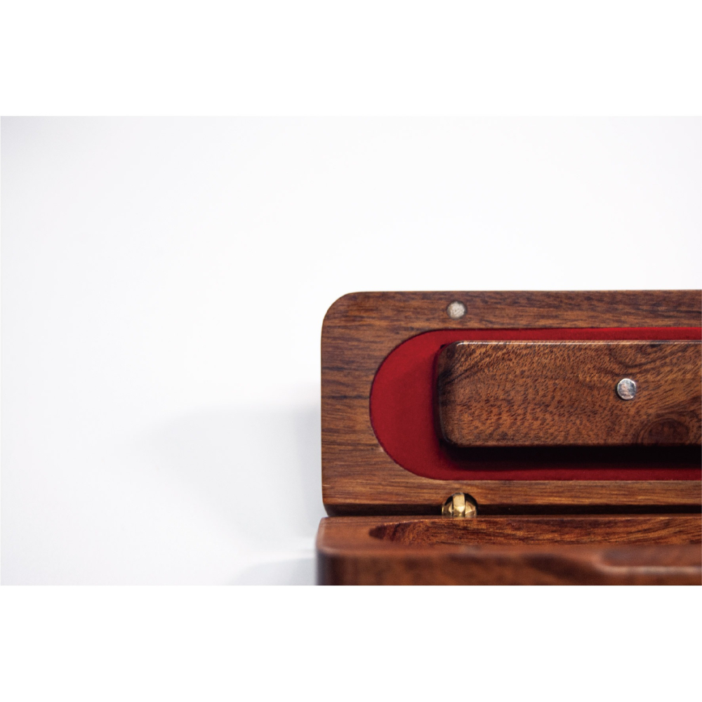 印廬紅紫檀＋紫檀盒套組-細節圖2