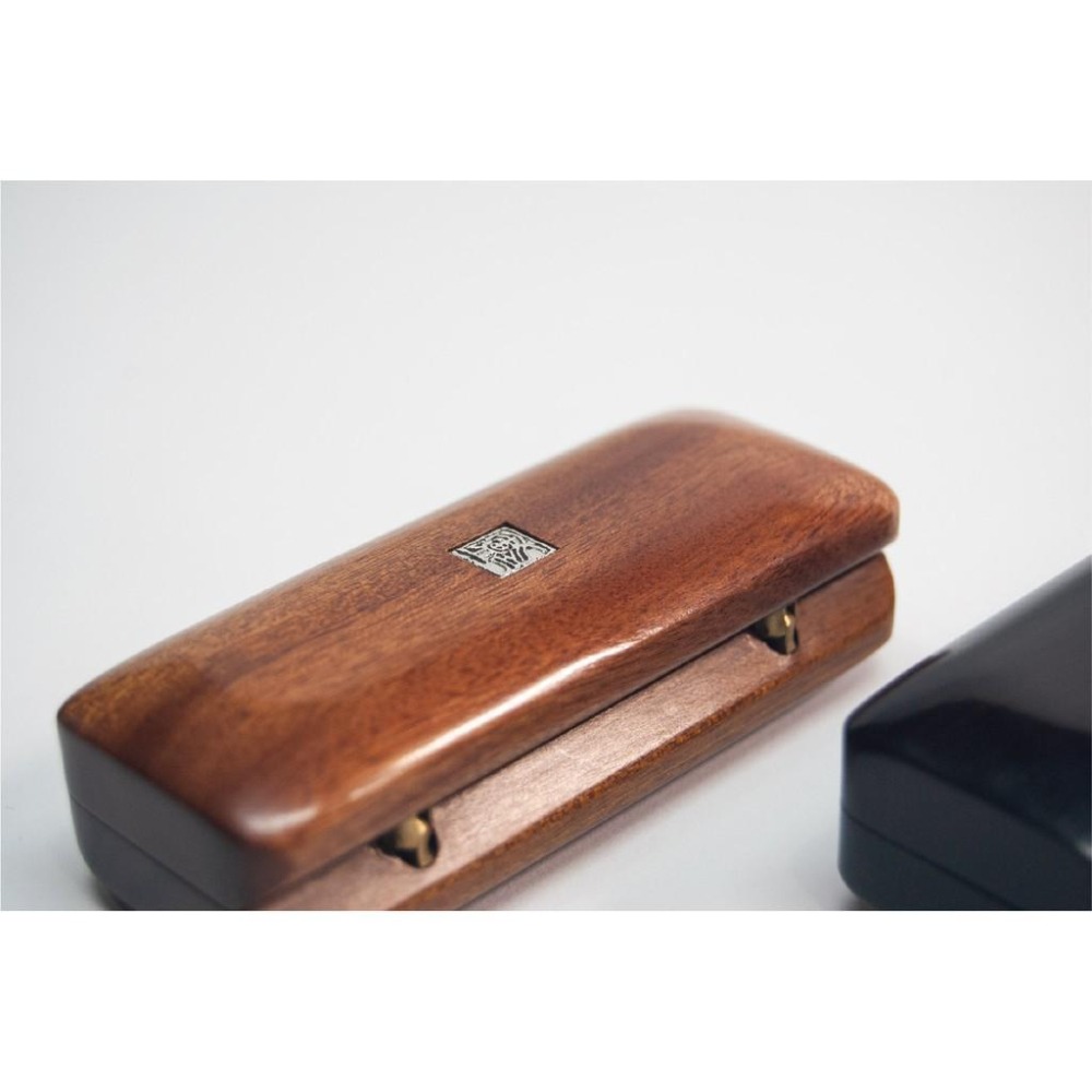 『印廬印章』特選天然瑰麗木紋紅紫檀 印章印盒套組（含手工字刻製）印鑑章 開戶章 開運章-細節圖12