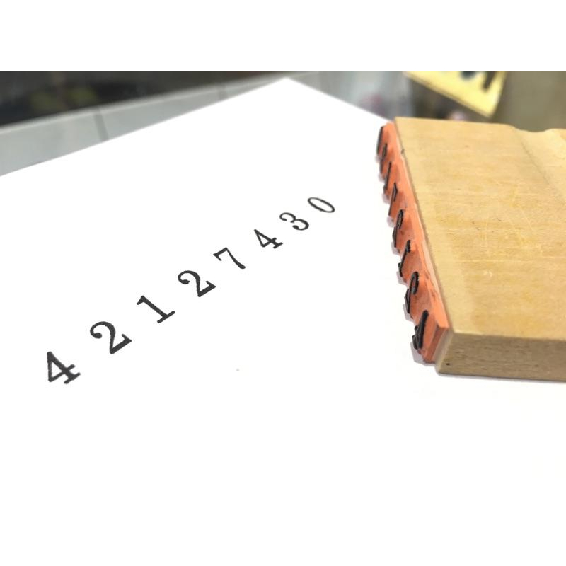 印章店 橡皮章 事務用印章 橡皮木頭章 純文字區-細節圖7