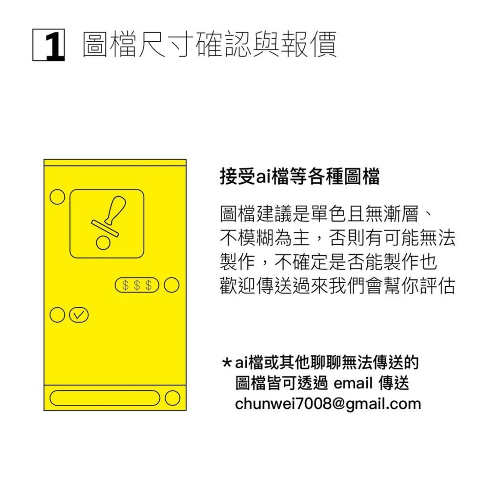 印章店 客製化橡皮章 木頭橡皮章 圖案章 塑膠章 橡皮章-細節圖11