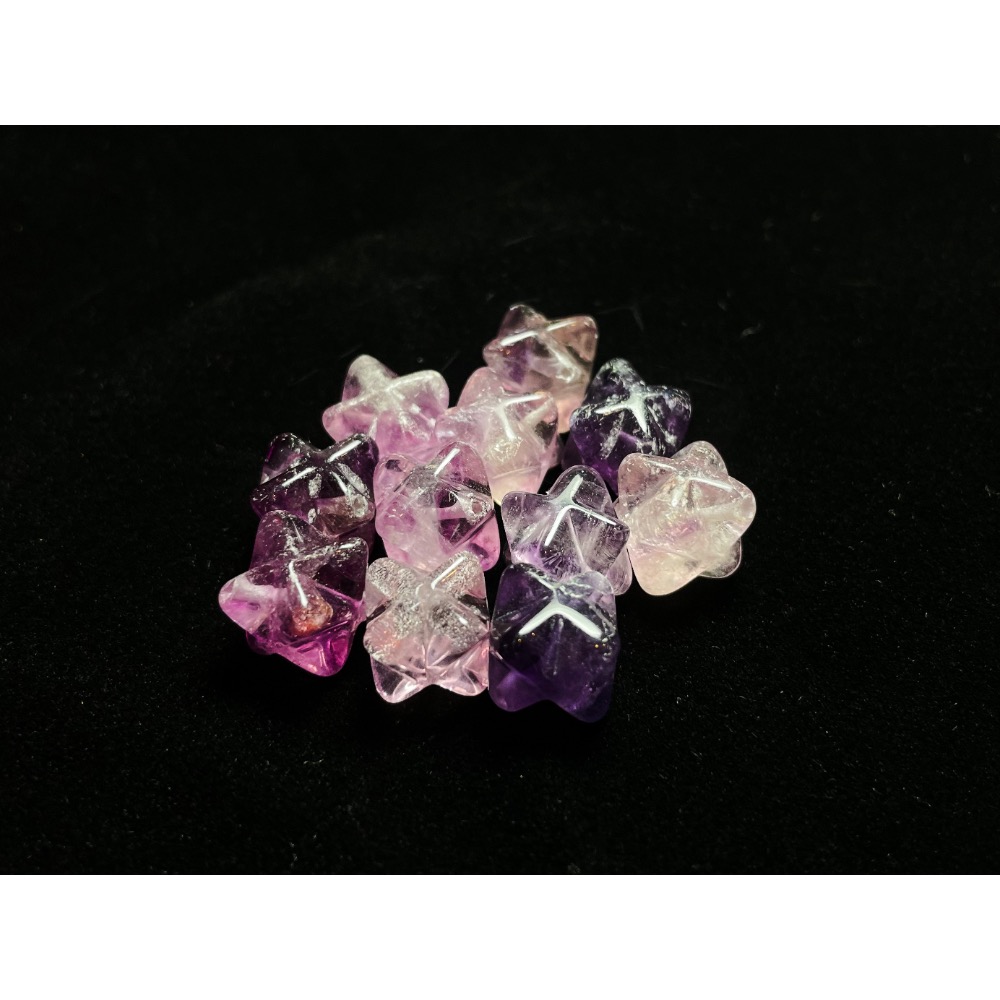 230831-3 螢石梅爾卡巴造型珠（多色）-細節圖5