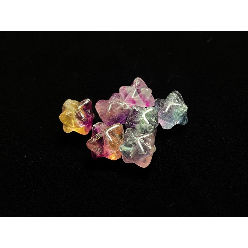 230831-3 螢石梅爾卡巴造型珠（多色）-細節圖7