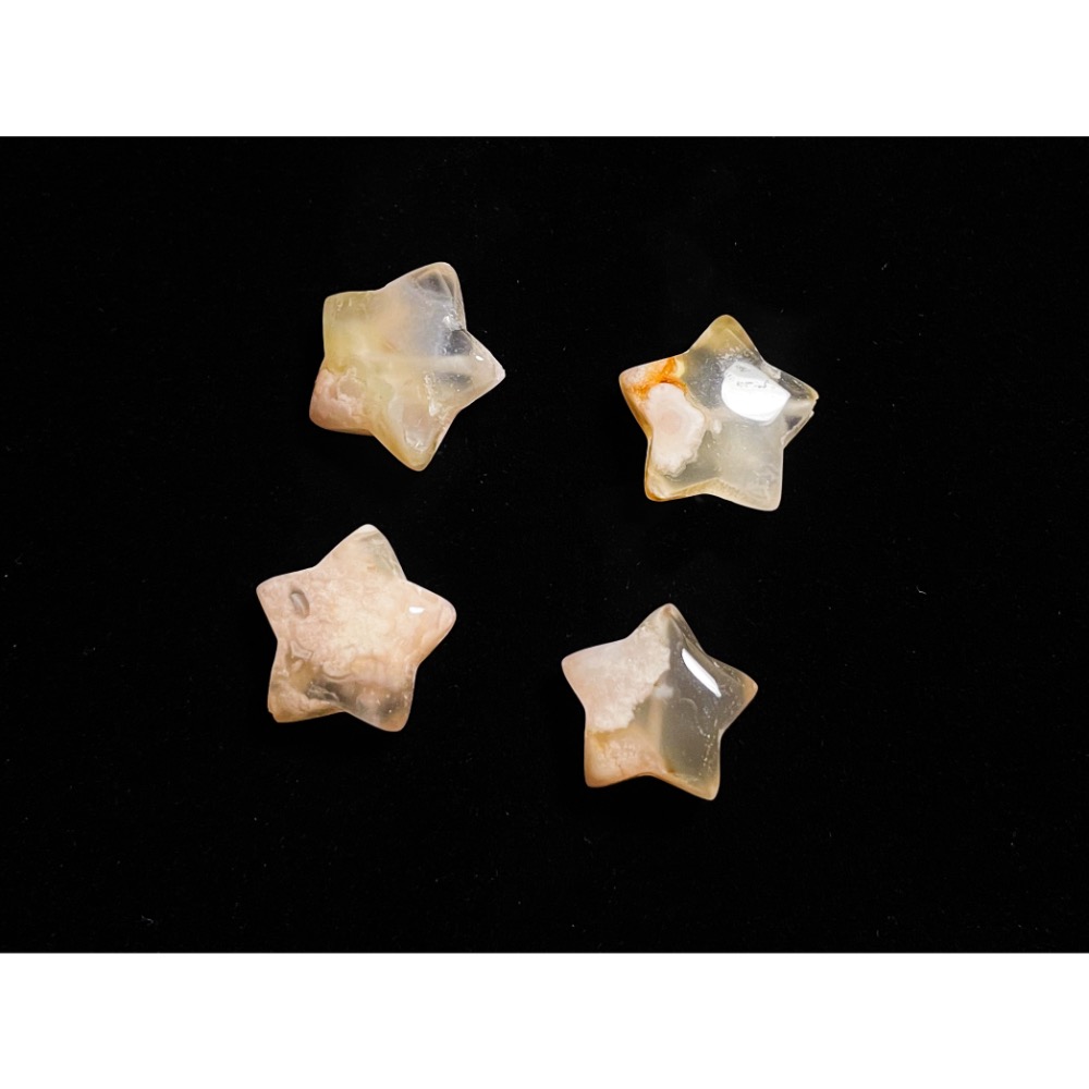 230817-3 230817-2 櫻花瑪瑙星星月亮造形珠-細節圖4