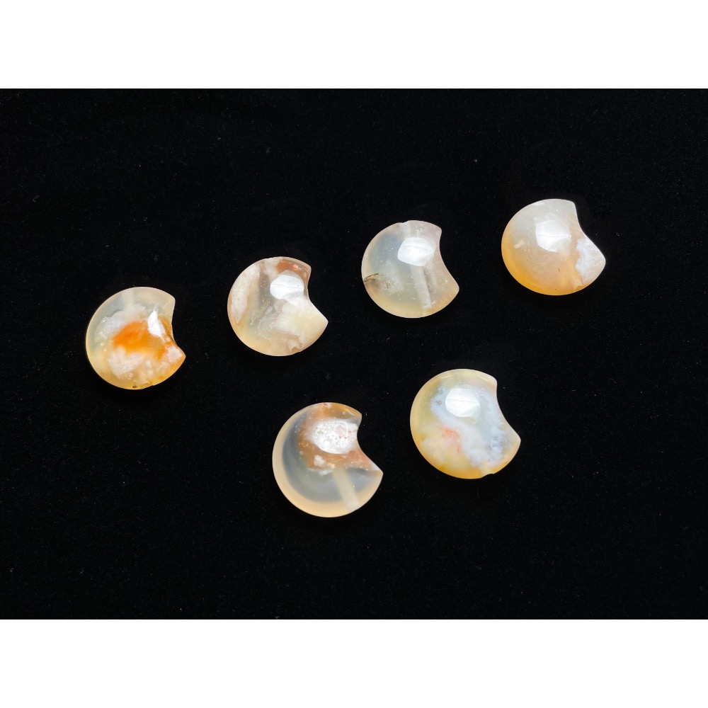 230817-3 230817-2 櫻花瑪瑙星星月亮造形珠-細節圖5