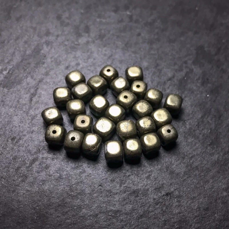 ✨黃鐵礦貨櫃✨ 黃鐵礦造型散珠 尺寸最齊 圓珠 隨形 滾石 手作 礦石-規格圖7