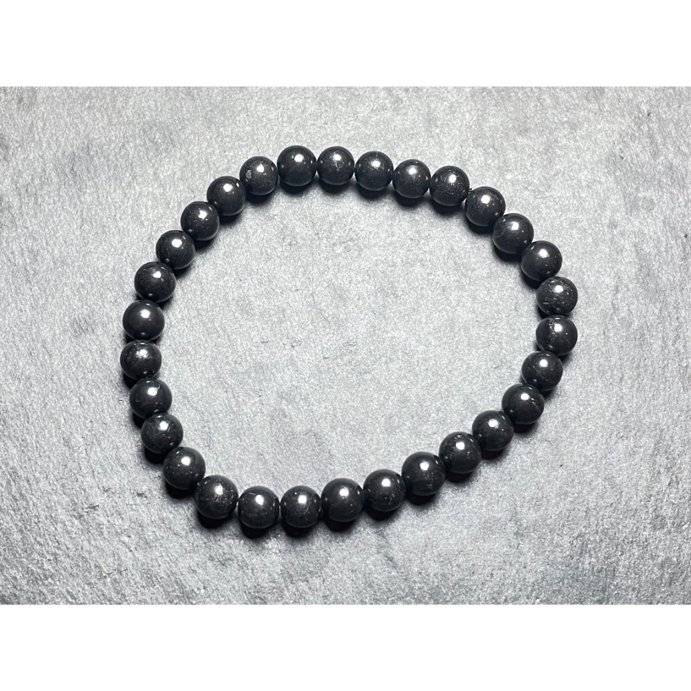 【羊角樹工作室】 俄羅斯次石墨手串5mm-細節圖2