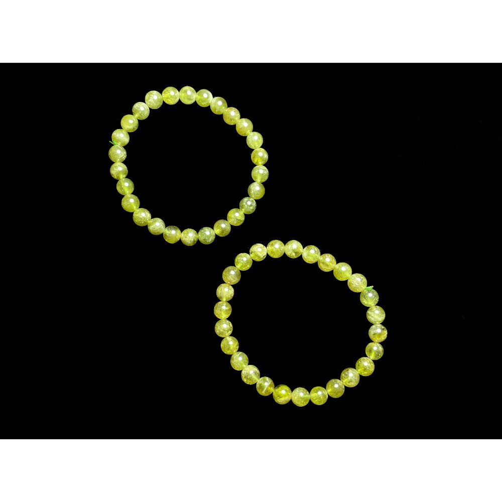 【羊角樹工作室】翠石榴手串6.8mm-細節圖4