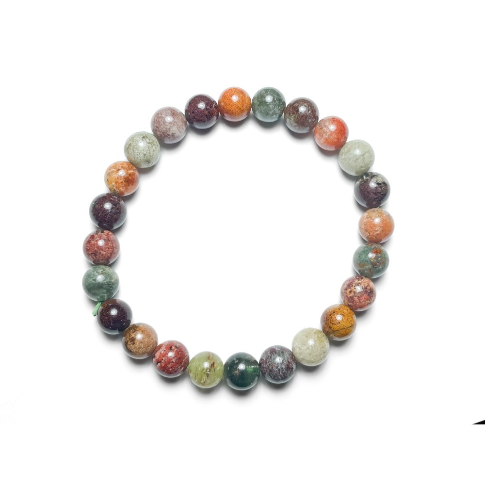 【羊角樹工作室】 四季幽靈滿礦手串8mm-細節圖2