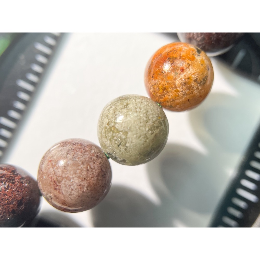 【羊角樹工作室】 四季幽靈滿礦手串8mm-細節圖4