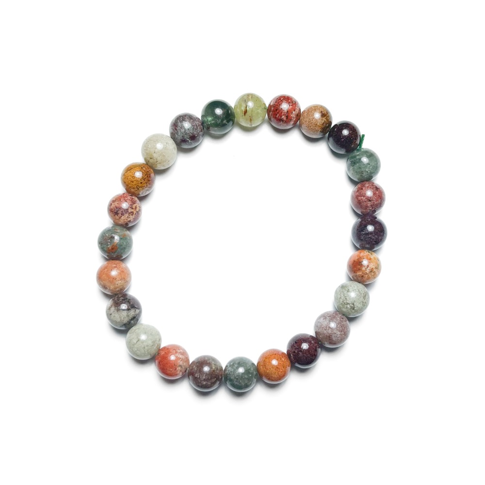 【羊角樹工作室】 四季幽靈滿礦手串8mm-細節圖5