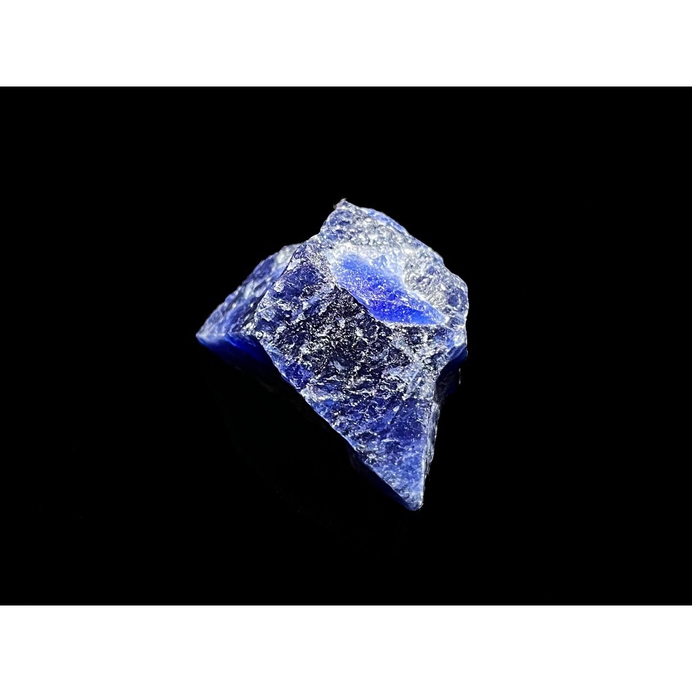 【羊角樹工作室】 超湛藍蘇打石小原礦-細節圖8