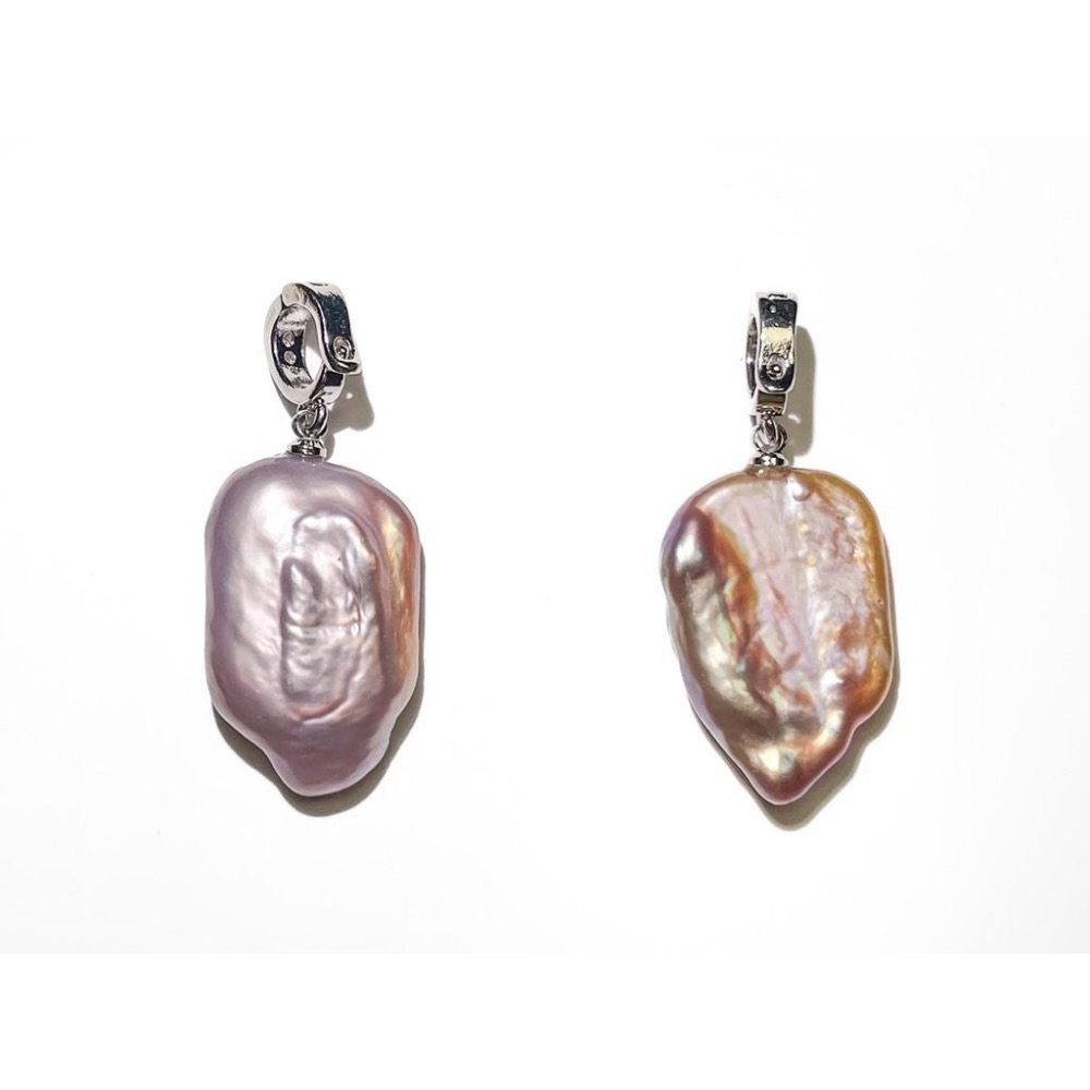 【羊角樹工作室】養殖巴洛克異形珍珠小墜 墜飾-細節圖3