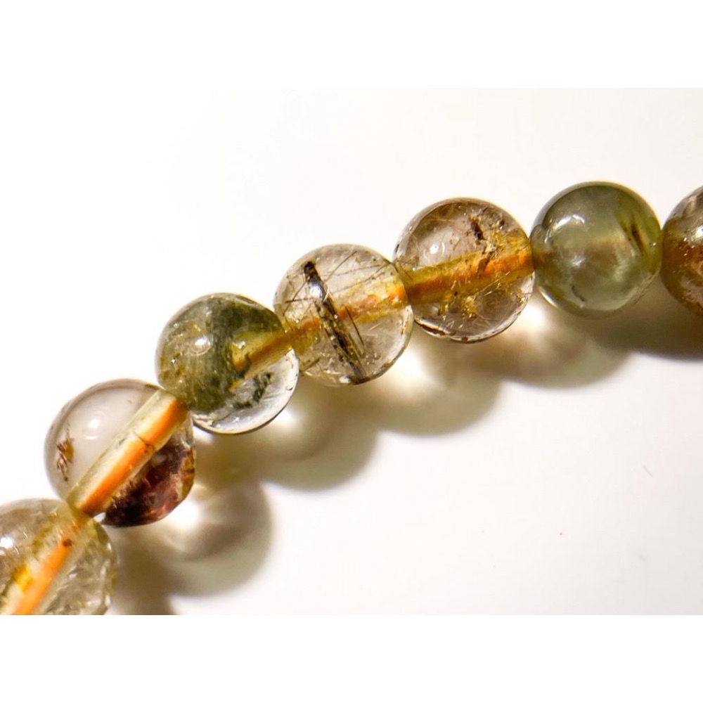 【羊角樹工作室】優質特惠 幽靈髮晶手串5.5mm-細節圖3