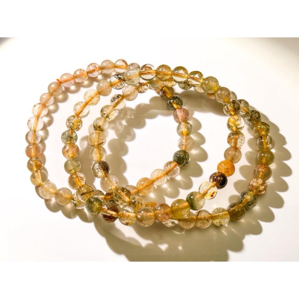 【羊角樹工作室】優質特惠 幽靈髮晶手串5.5mm-細節圖4