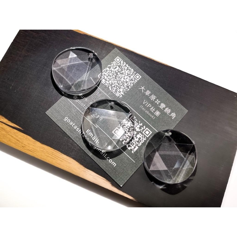 【羊角樹工作室】白水晶大衛星24.7mm墜子-細節圖9