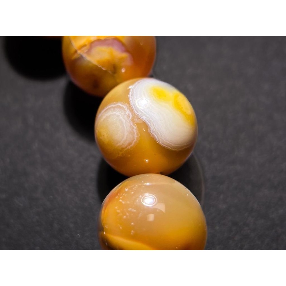 【羊角樹工作室】虎皮瑪瑙手串9mm/9.5mm-細節圖5