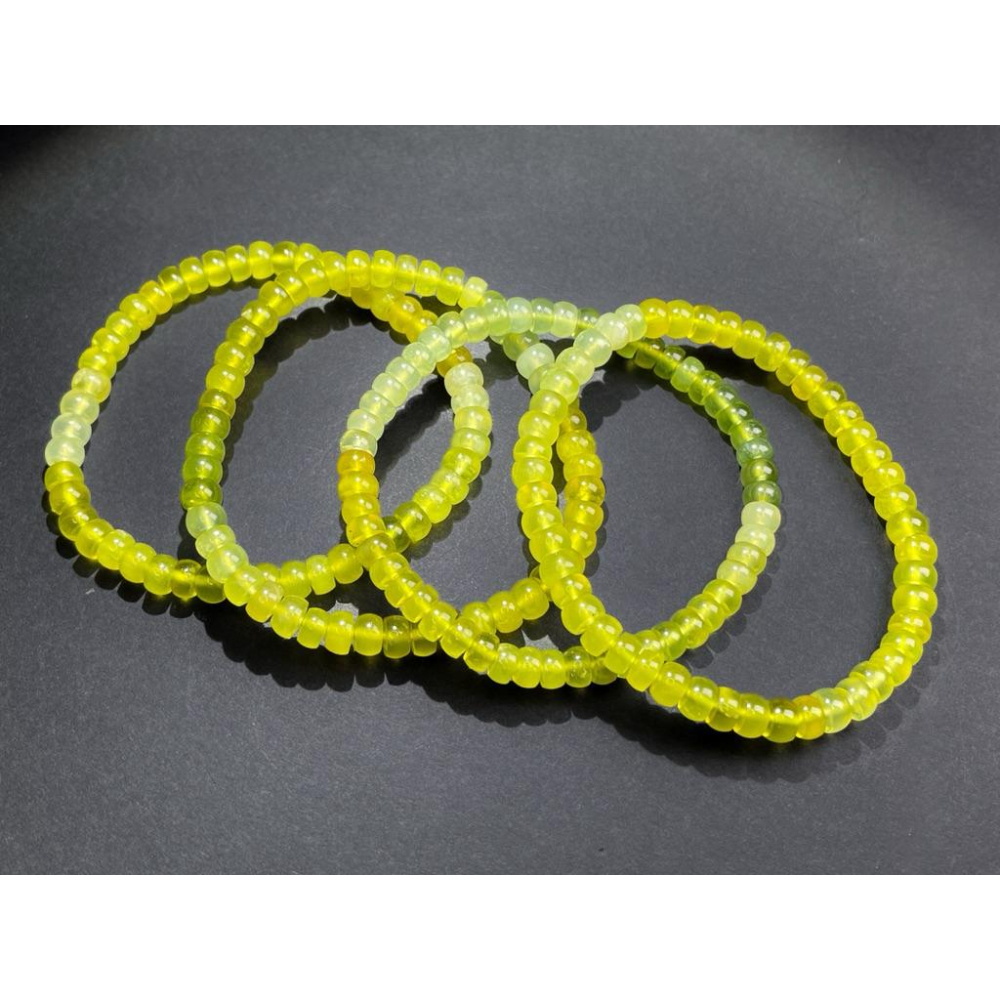 【羊角樹工作室】岫玉盤珠手串5mm-細節圖5