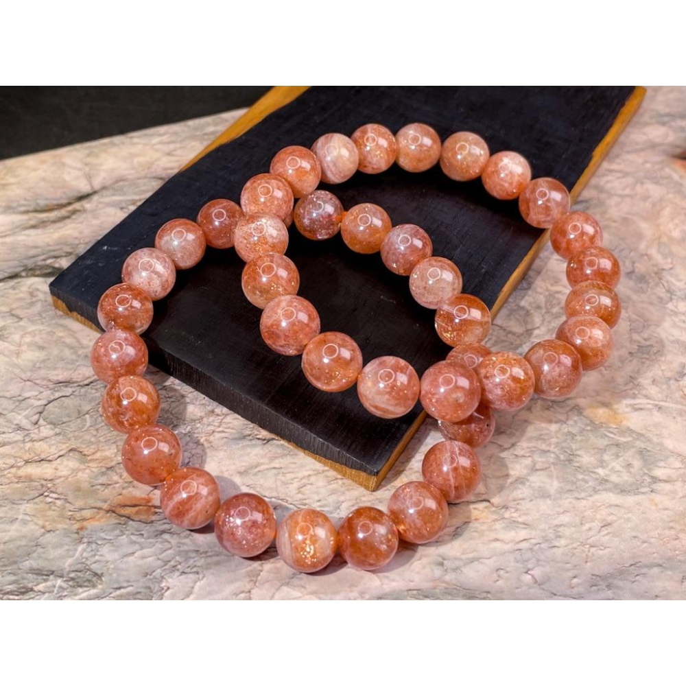 【羊角樹工作室】特價商品 入門款太陽石手串9mm+-細節圖5
