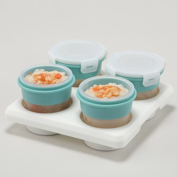 【2angels】矽膠副食品儲存杯 60ml /120ml _夏葉-規格圖2