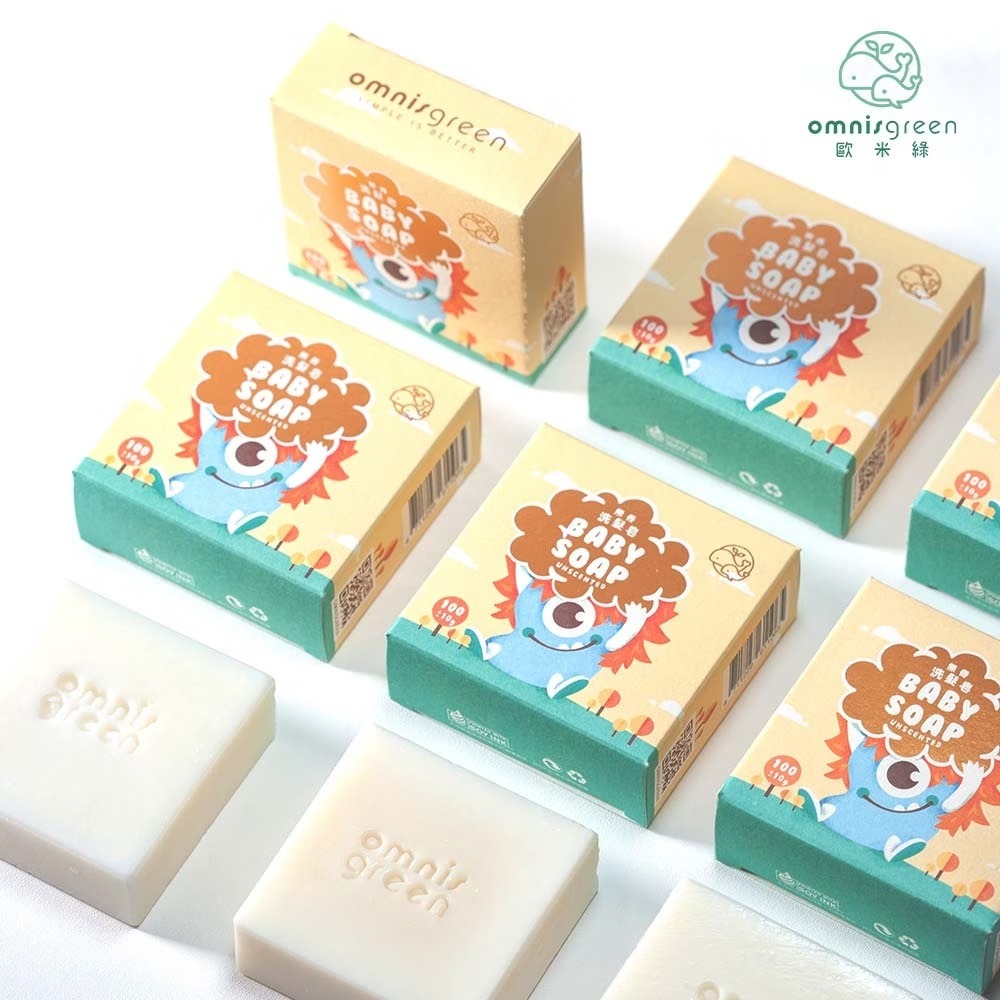 【歐米綠】寶寶無香冷製洗髮手工皂2入-細節圖3