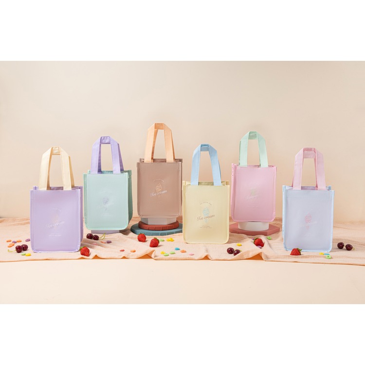 【Oolab】二代-冰淇淋系列陶瓷易潔層吸管杯550ml(6款)  + 冰淇淋輕量撞色防潑水提袋 (任選)-細節圖3