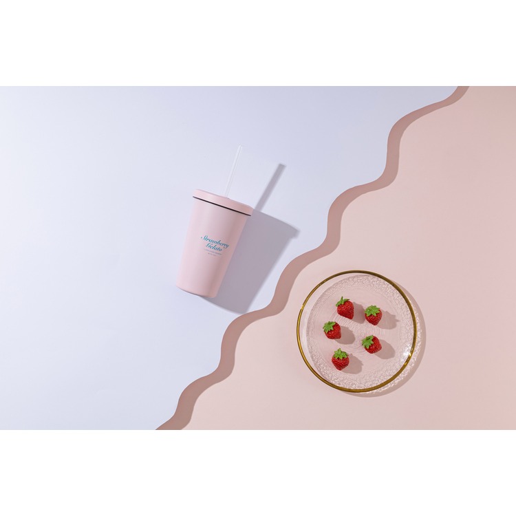 【Oolab】二代-冰淇淋系列陶瓷易潔層吸管杯550ml(6款)  + 冰淇淋輕量撞色防潑水提袋 (任選)-規格圖3